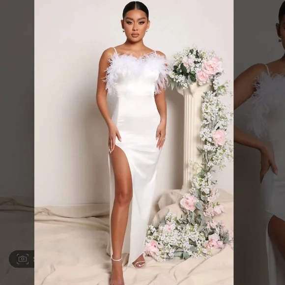 Fashion Nova | Dresses | Fashion Nova Evening Soire Satin Maxi Dress White | Poshmark Fashion Nova | Dresses | Fashion Nova Evening Soire Satin Maxi Dress White | Poshmark